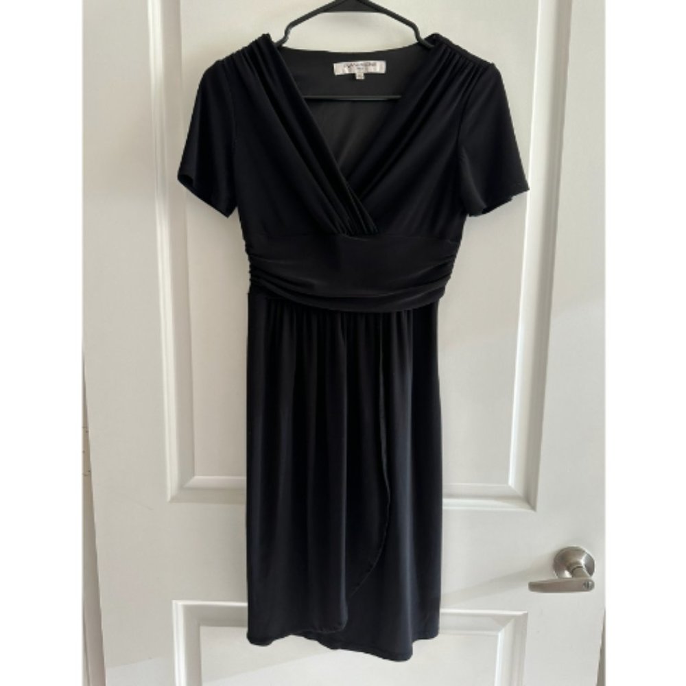 Evan Picone Petite Black Dress